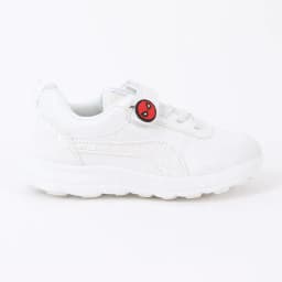 Zapatilla Escolar Nino Velcro Spiderman Web Blanco Blanco 24
