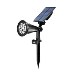 LAMPARA SOLAR ESTACA CON PANEL INTEGRADO LUZ NEUTRA CON SENSOR - 7W