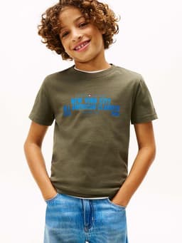 Polera Con Logo Grafico Nyc Verde Verde 2
