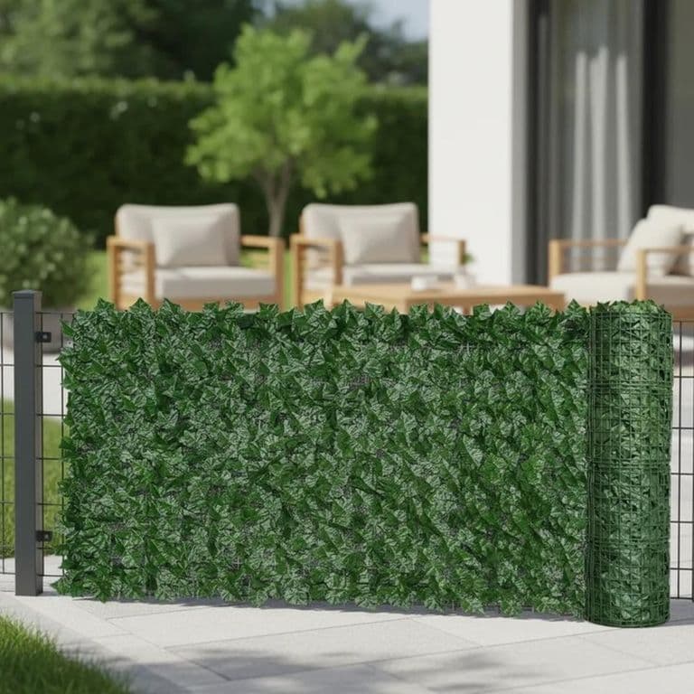 Malla de Hojas Cerca Tupidas Enredadera Decoracion 3x1 m
