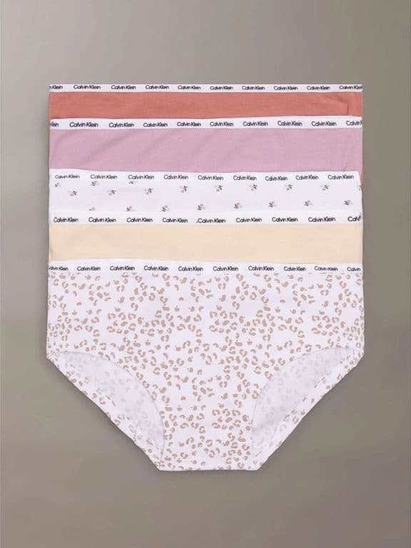 Pack 5 Calzones Hipster Para Nina Multicolor Multicolor S