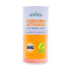 Curcuma Activada Revitta - Curcuma + Pimienta Negra 200 gr 80 servicios
