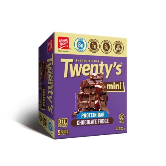 Barra De Proteina Yourgoal - Twenty Mini 5 Unidades CHOCOLATE