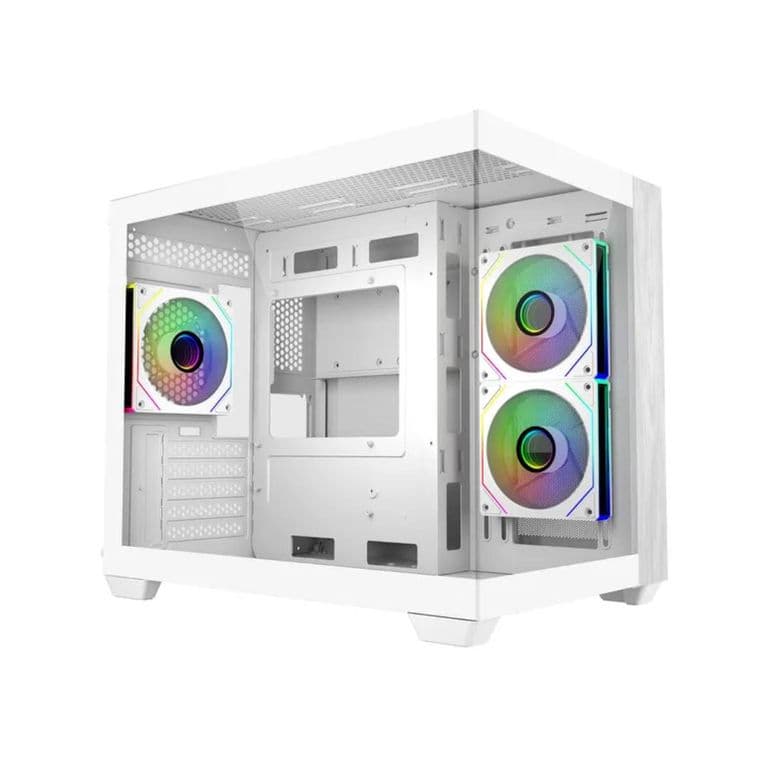Gabinete Elite 481 Wood m-ATX, m-ITX Blanco