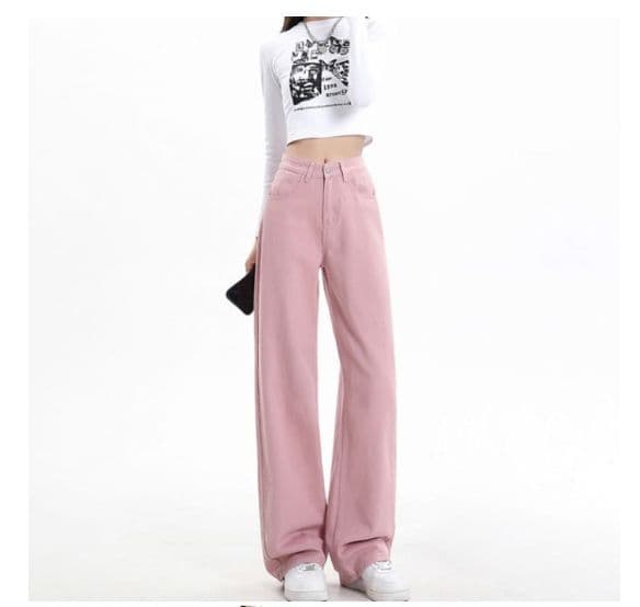 Jeans Recto Isadora Rosa Rosa M