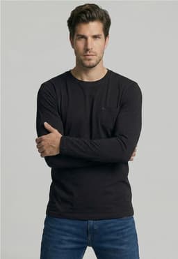 Polera Boston Black Negro S