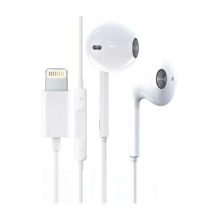 Audifonos Manos Libres Para iPhone Color Blanco FON-10023