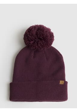 Gorro Patch Alto Invierno Morado TALLA UNICA