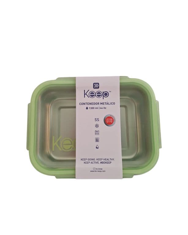 Hermetico Metalico 1300ml Verde