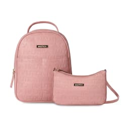 Pack Mochila Queen + Cartera Lady rosada Rosa TALLA UNICA