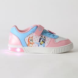 Zapatilla Luces Nina Velcro Estrellas Rosado Bingo & Rosa 28