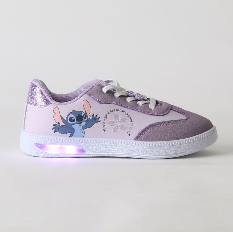 Zapatilla Luces Nina Flor Lilo & Stitch Morado Morado 27