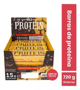 Barras De Proteina Wild Protein - 16 Unidades CHOCO MANI