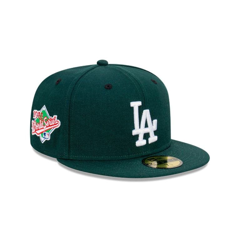 Gorra 59Fifty Los Angeles Dodgers World Series Verde Verde 7