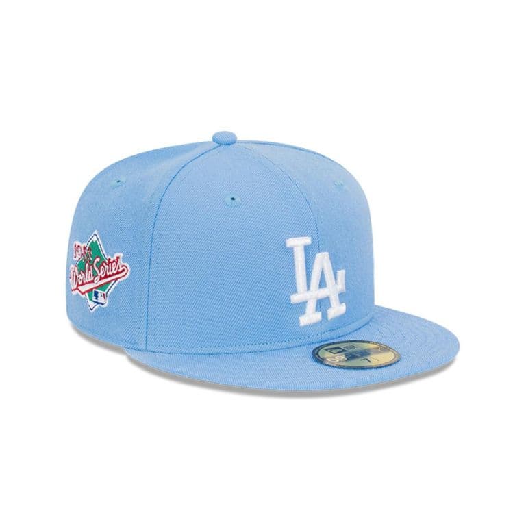 Gorra 59Fifty Los Angeles Dodgers World Series Celeste Celeste 7