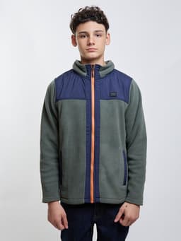 Poleron Micropolar Highforest Verde Infantil Verde 10