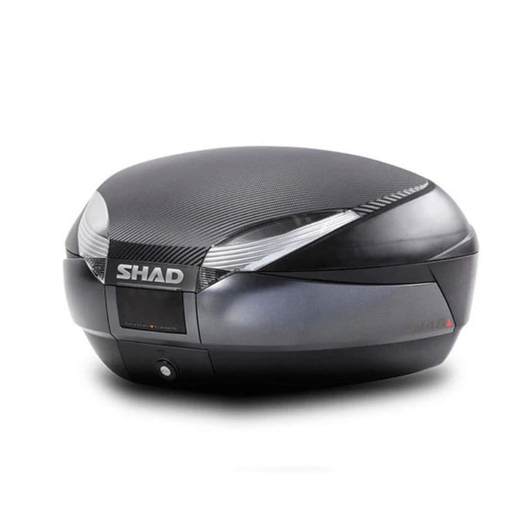 Maleta para Moto Topcase SH-48 Carbono Respaldo