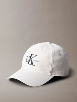 Jockey con Logo Monograma Bordado Blanco Blanco TALLA UNICA