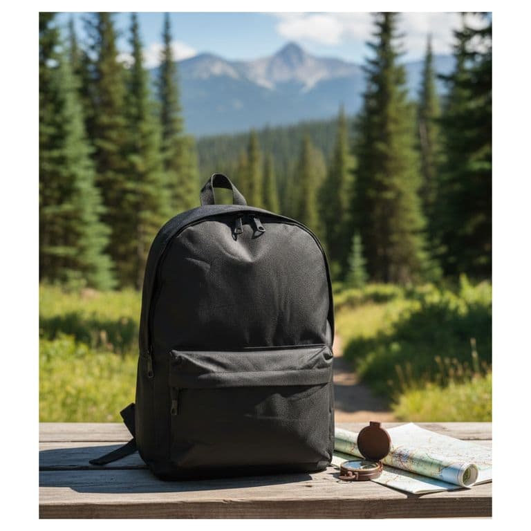 Mochila Bolso Diario Estudiantil Escolar 20l Negro