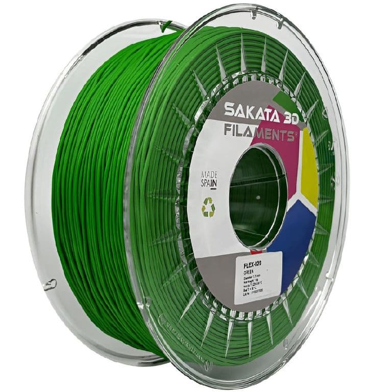 Filamento Sakata FleX-920 Verde 1,75mm 1kg