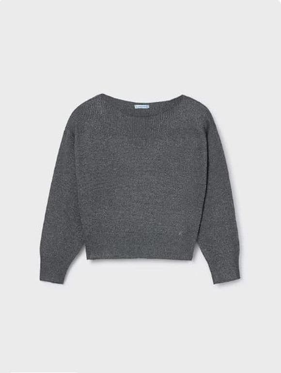 Jersey detalles canale chicas Gris 12 ANOS