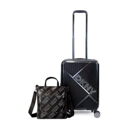 Pack Maleta cabina Donna Karan Woman 10kg negra + Bolso Tote Tilly Negro S