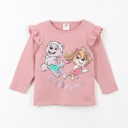 Polera Manga Larga Nina Vuelos Friends Rosado Rosa 4