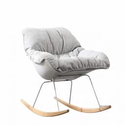 Silla mecedora marca modelo Sebastiana color gris