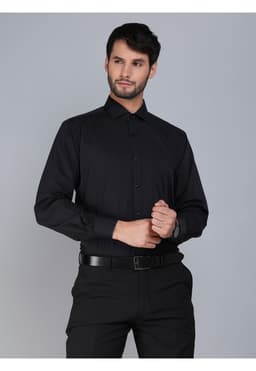 Camisa Formal Spandex Slim Fit Negro Negro 16.5-34