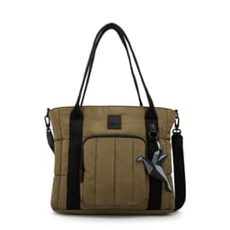 Cartera tote porta notebook florence mediana verde oliva Verde TALLA UNICA