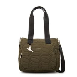 Cartera tote ivanca grande verde oliva Verde TALLA UNICA