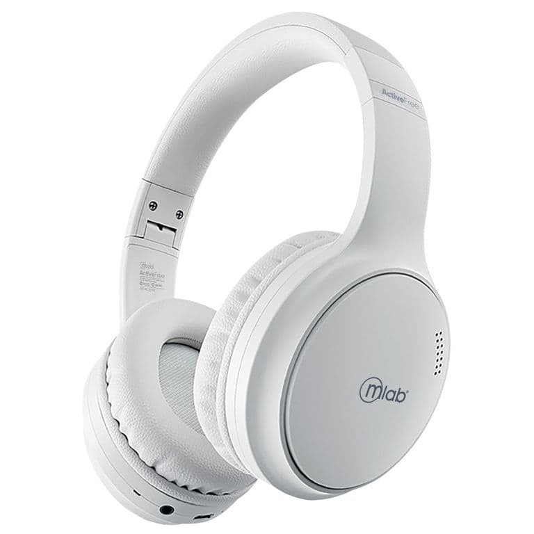 Audifono Inalambrico Bluetooth Mlab Active Free Noise Blanco Blanco