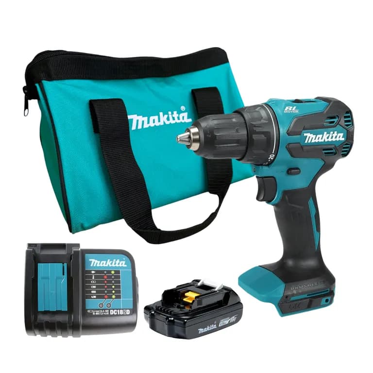 Kit Taladro Percutor Inalambrico 18v Car/Bat Dhp490sy