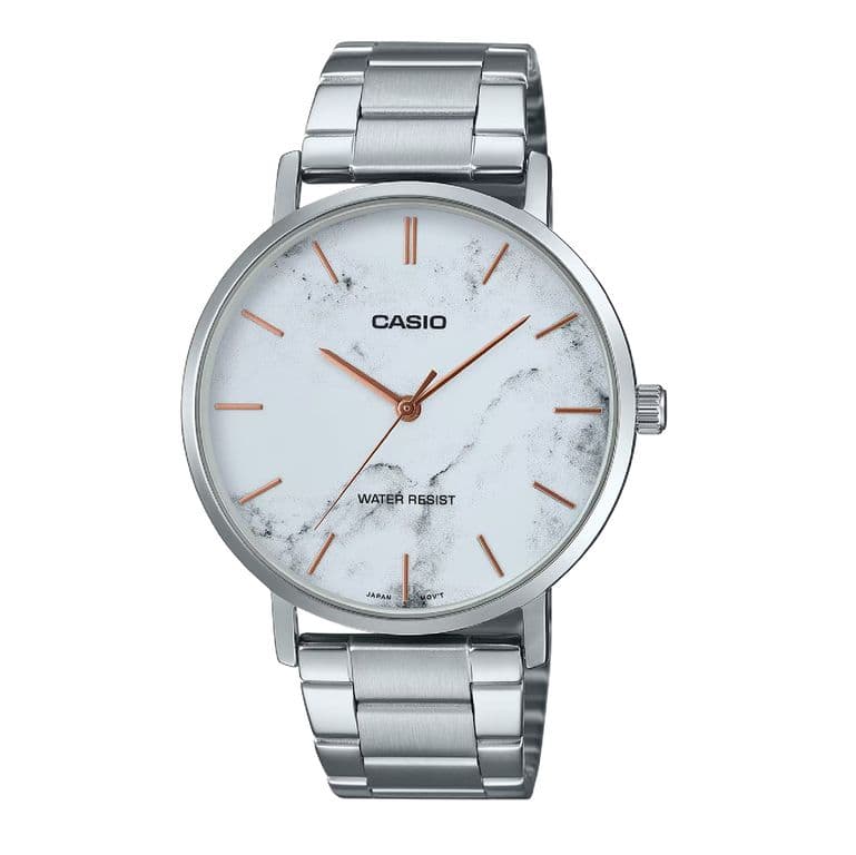 Reloj MTP-VT01DM-7A Analogo Hombre Plateado TALLA UNICA