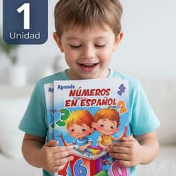 Libro De Aprendizaje Numeros En Espanol Educativo Disenos Surtidos