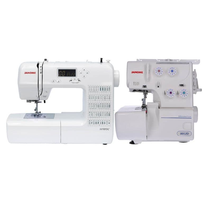 Combo Maquina 1050DC / Overlock 8002D