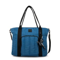 Cartera tote porta notebook florence mediana denim Indigo TALLA UNICA