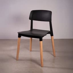 PACK 4 SILLAS PARA COMEDOR MODELO CROSCAT COLOR NEGRO