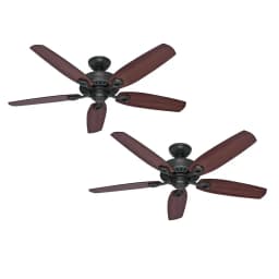 PACK X2 VENTILADOR DE TECHO BUILDER ELITE BRONCE 52