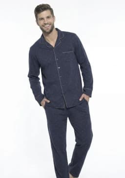 Pijama de Hombre Algodon 67.01817 Azul S