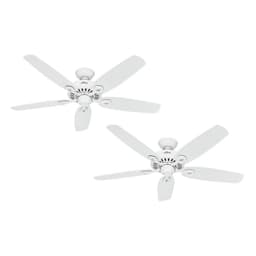 PACK X2 VENTILADOR DE TECHO BUILDER ELITE BLANCO 52"