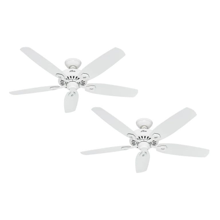 PACK X2 VENTILADOR DE TECHO BUILDER ELITE BLANCO 52"