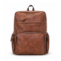 Bolso Mochila Ecocuero Unisex Berlin Cafe TALLA UNICA