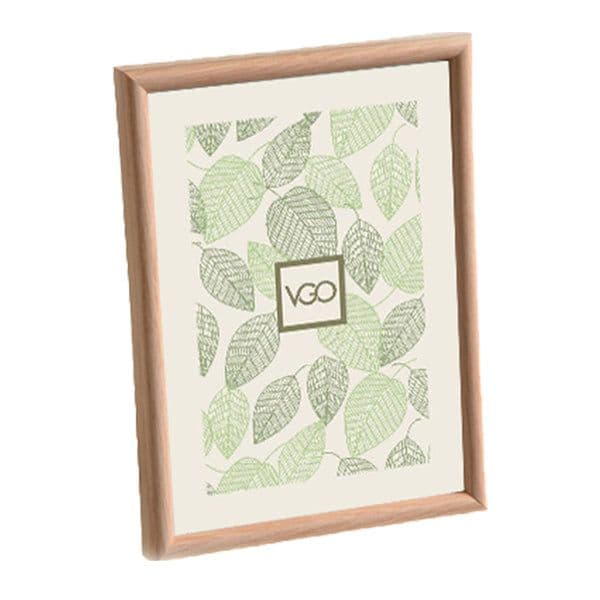 Marco plastico simil madera Natural 20x25 cm Natural