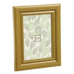 Marco plastico simil madera Beige 13x18 cm Beige