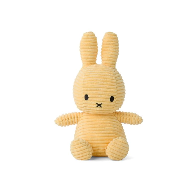 Peluche Miffy Eco Corduroy - 23 cm - 9" Color Crema