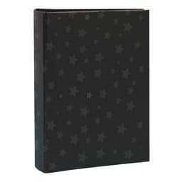 Album hojas negras papel estrella. para ensobrar 10x15 cm / 100F Negro