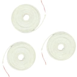 3 Cintas Led Neon 12V 5mt Luz Calida