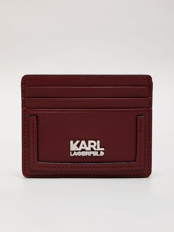Tarjetero con logo metalico K / Style Cafe Cafe TALLA UNICA
