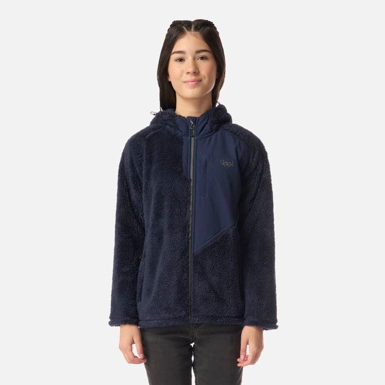 Polar Teen Girl Bear Shaggy-Pro Hoody Jacket Azul Marino Azul Marino 16